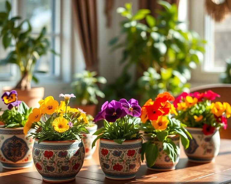 Edible flowers for indoor pots