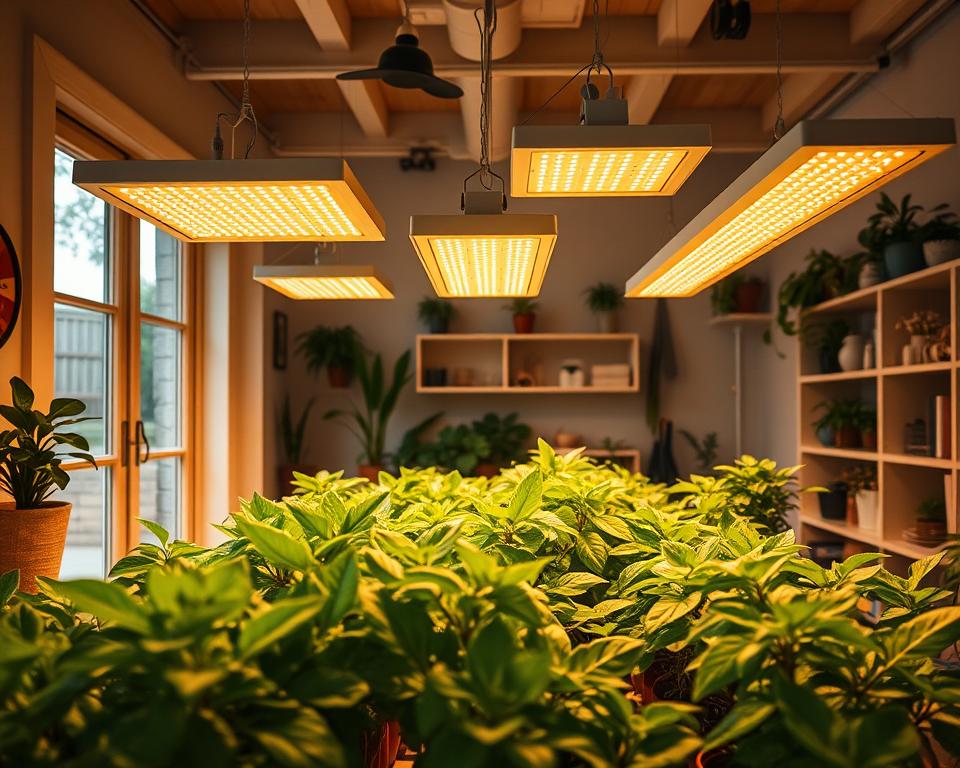 High-efficiency grow lights