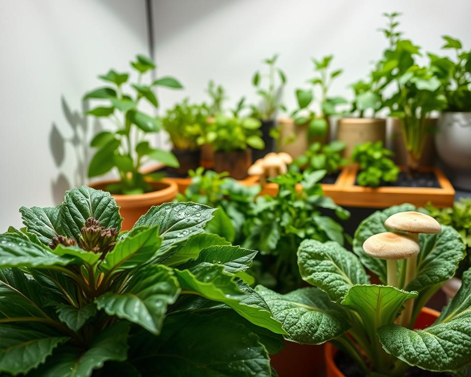 Low-light edible plants