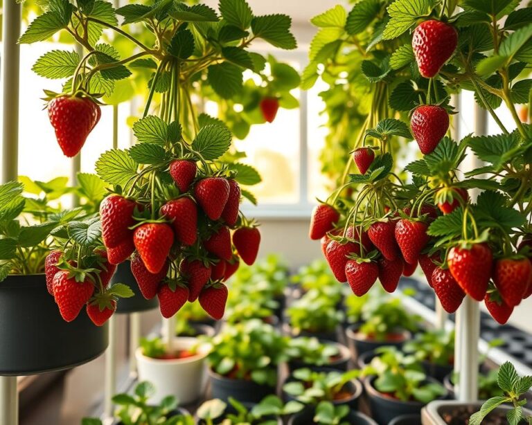 Indoor strawberry cultivation