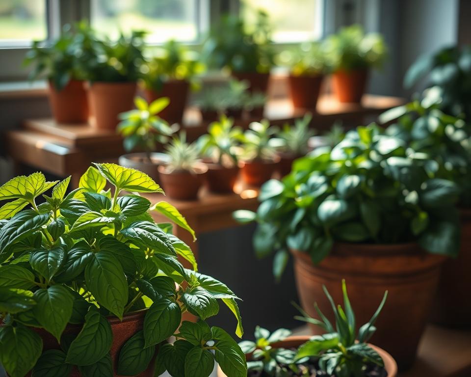 Shade-tolerant culinary herbs