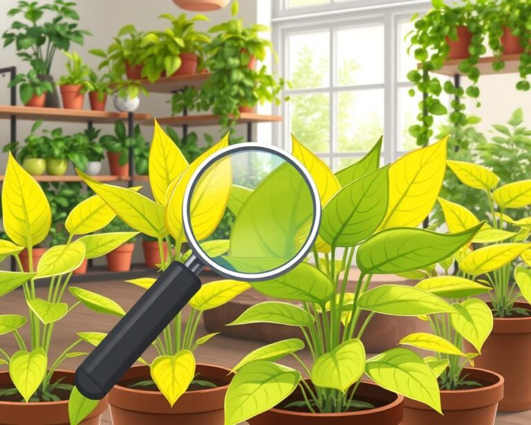 Troubleshooting yellow plant leaves