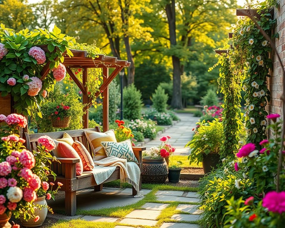 Turning corners into garden nooks