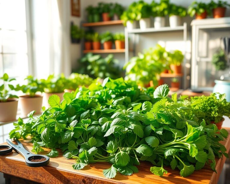 When to harvest indoor greens